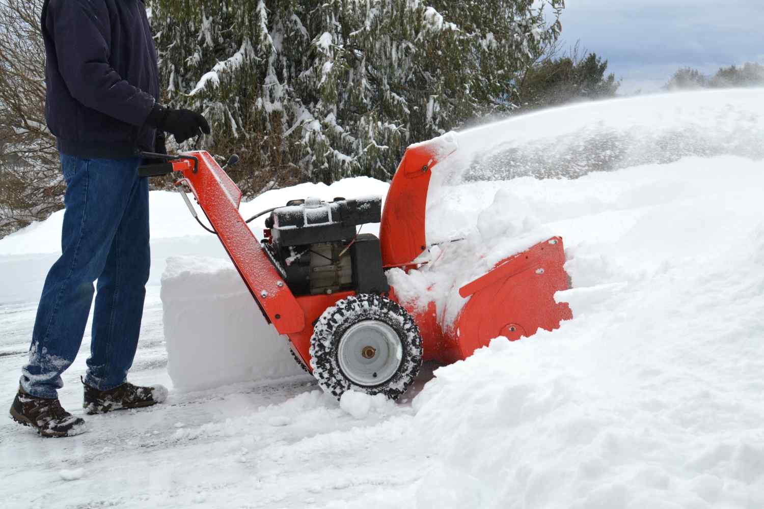 snow blowing service in Utah County